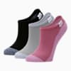 Women's No Show Socks [3 Pack], PINK, small